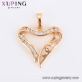 33296 Xuping new design gold pendant trendy triangle shape pendant jewelry for women